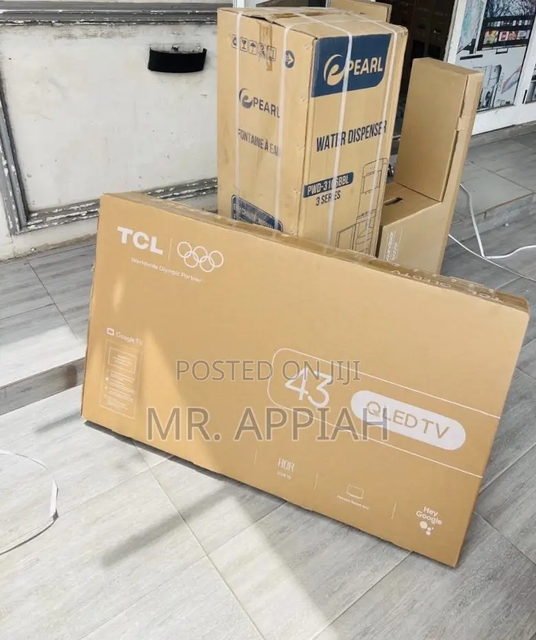 Sealed in Box TCL 43 Qled Smart Satellite Android TV(2024) 