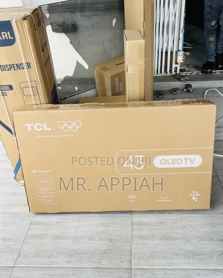 Sealed in Box TCL 43 Qled Smart Satellite Android TV(2024) 