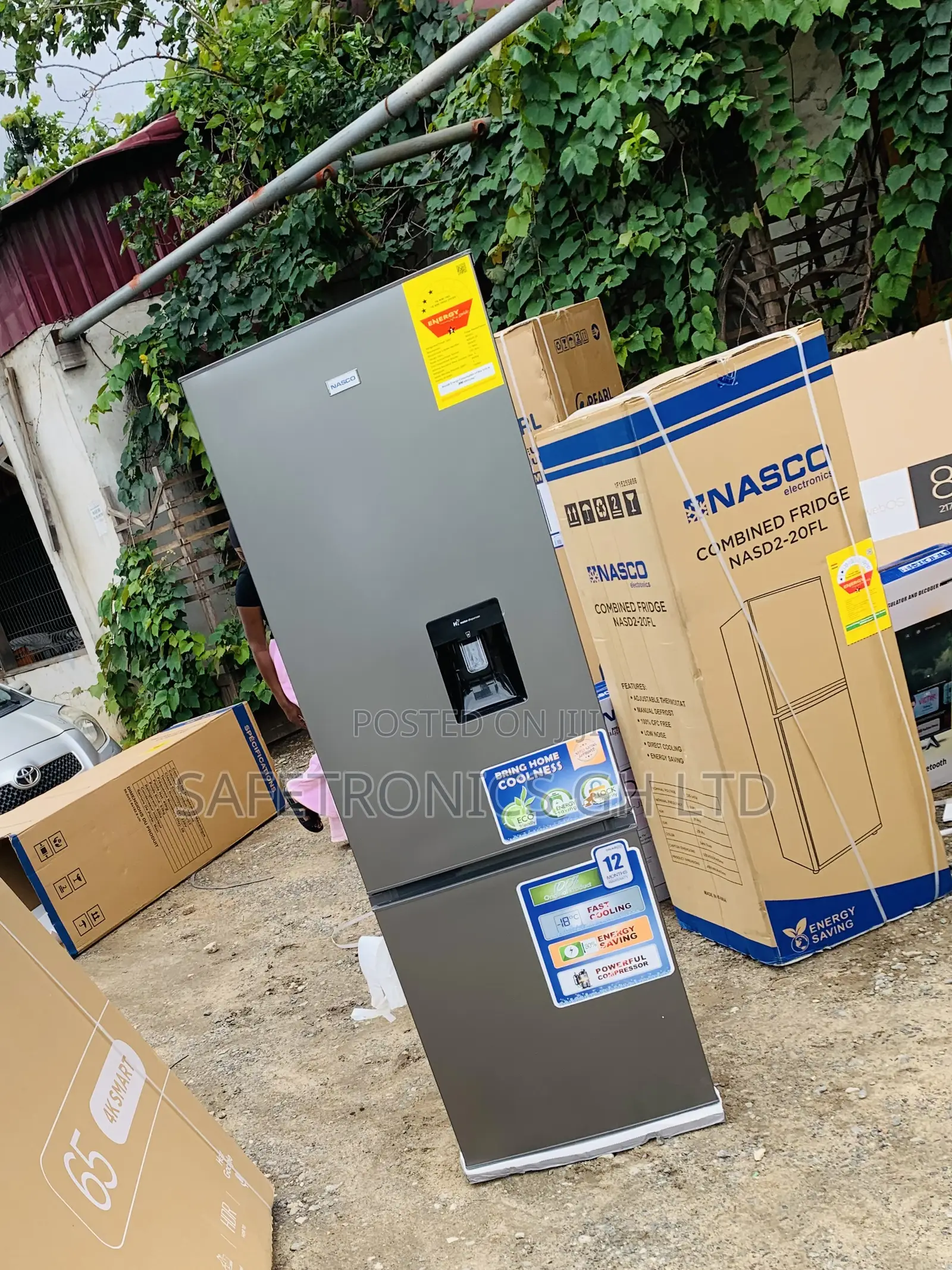 Fabulous Grey Nasco 307Ltr Bottom Freezer Fridge[NASD2-40wd]