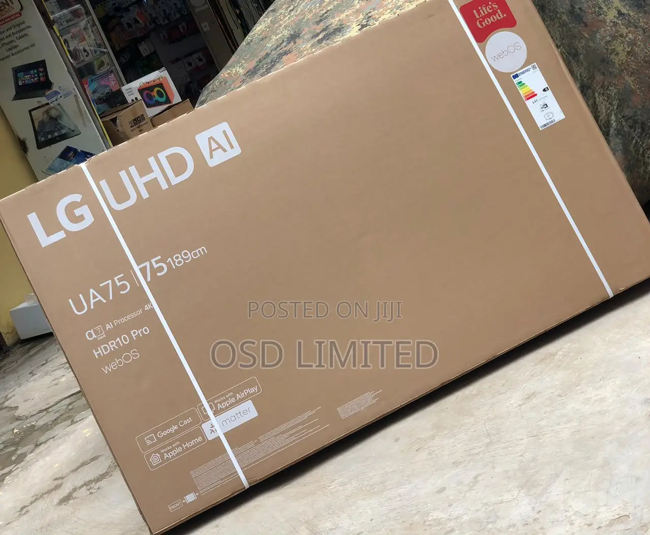 Bring the Cinema Home! LG 75" Smart TV With webOS Magic Remote