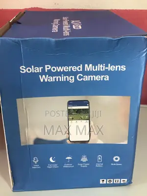 Solar Powered Multi- Lens Warning Cameral