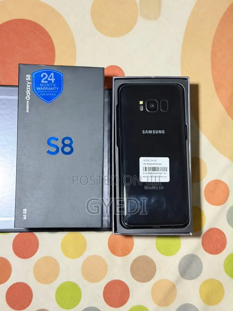 New Samsung Galaxy S8 64 GB Black