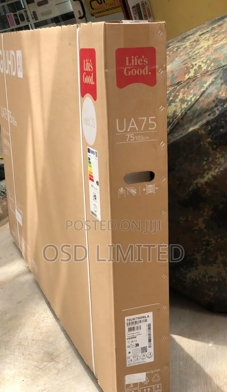 LG 75" Class Ur80 Series Led Uhd Smart Ai TV