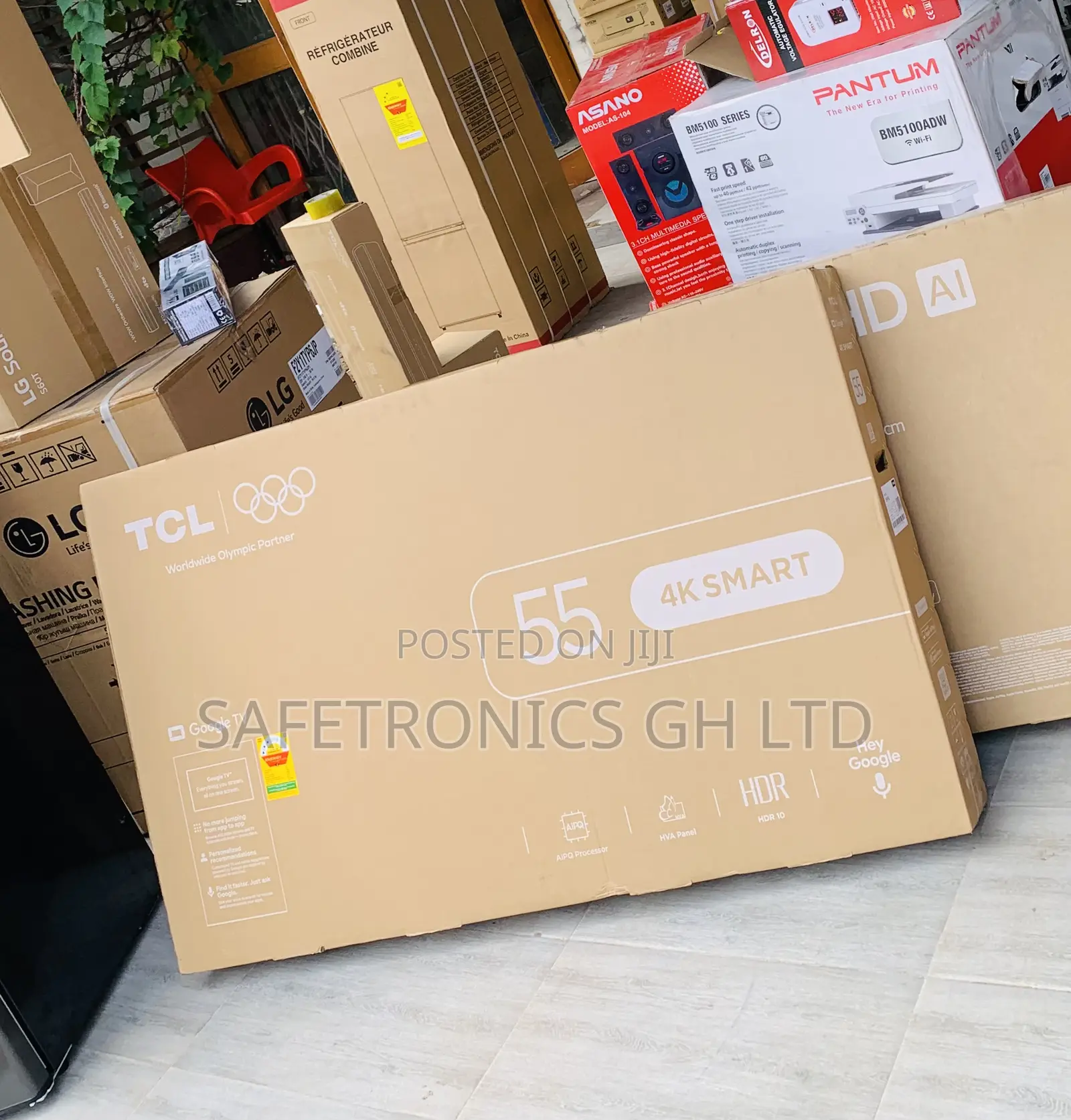 High Efficiency TCL 50" Qled 50s5k Smart Android Television