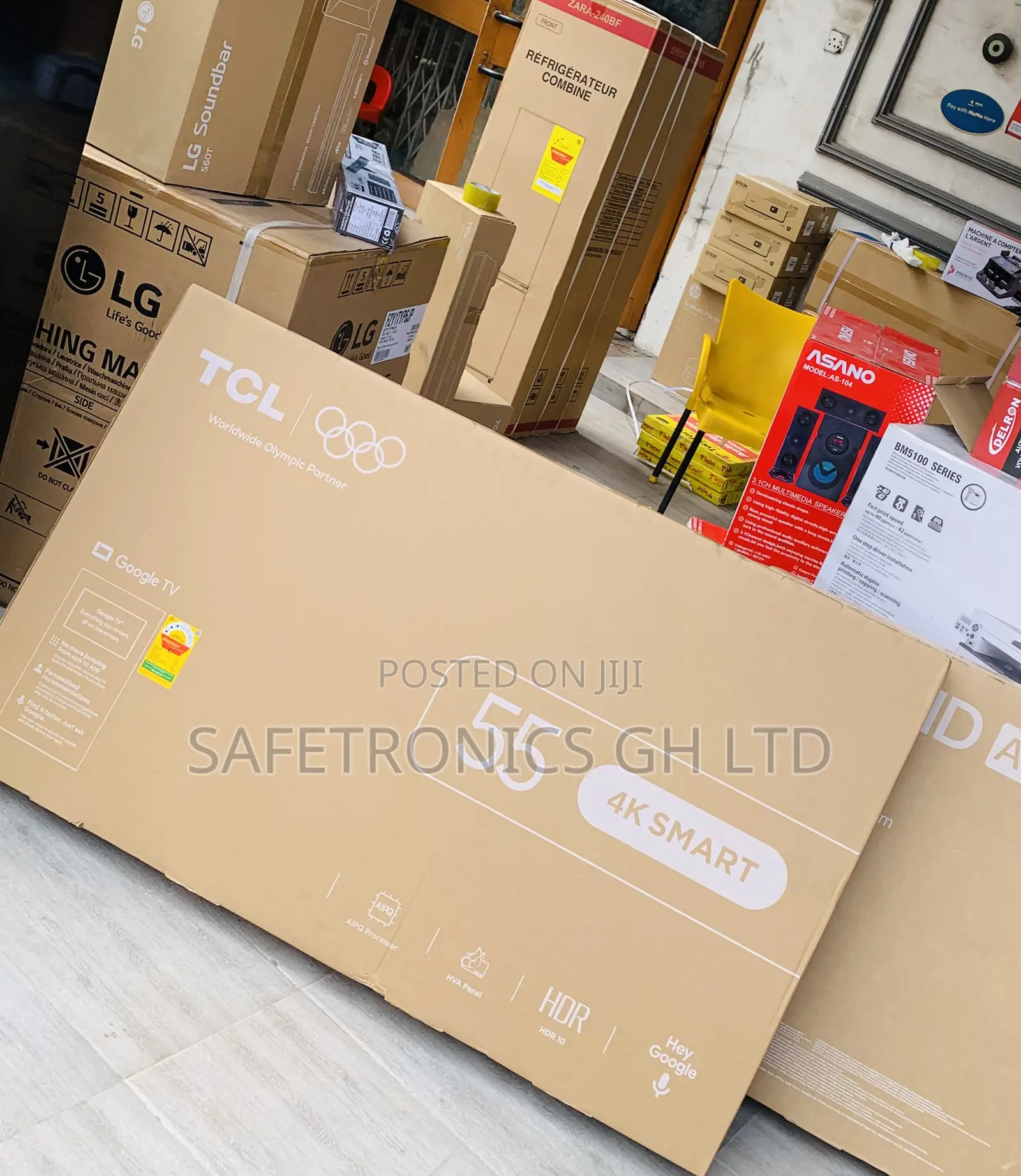 High Efficiency TCL 50" Qled 50s5k Smart Android Television