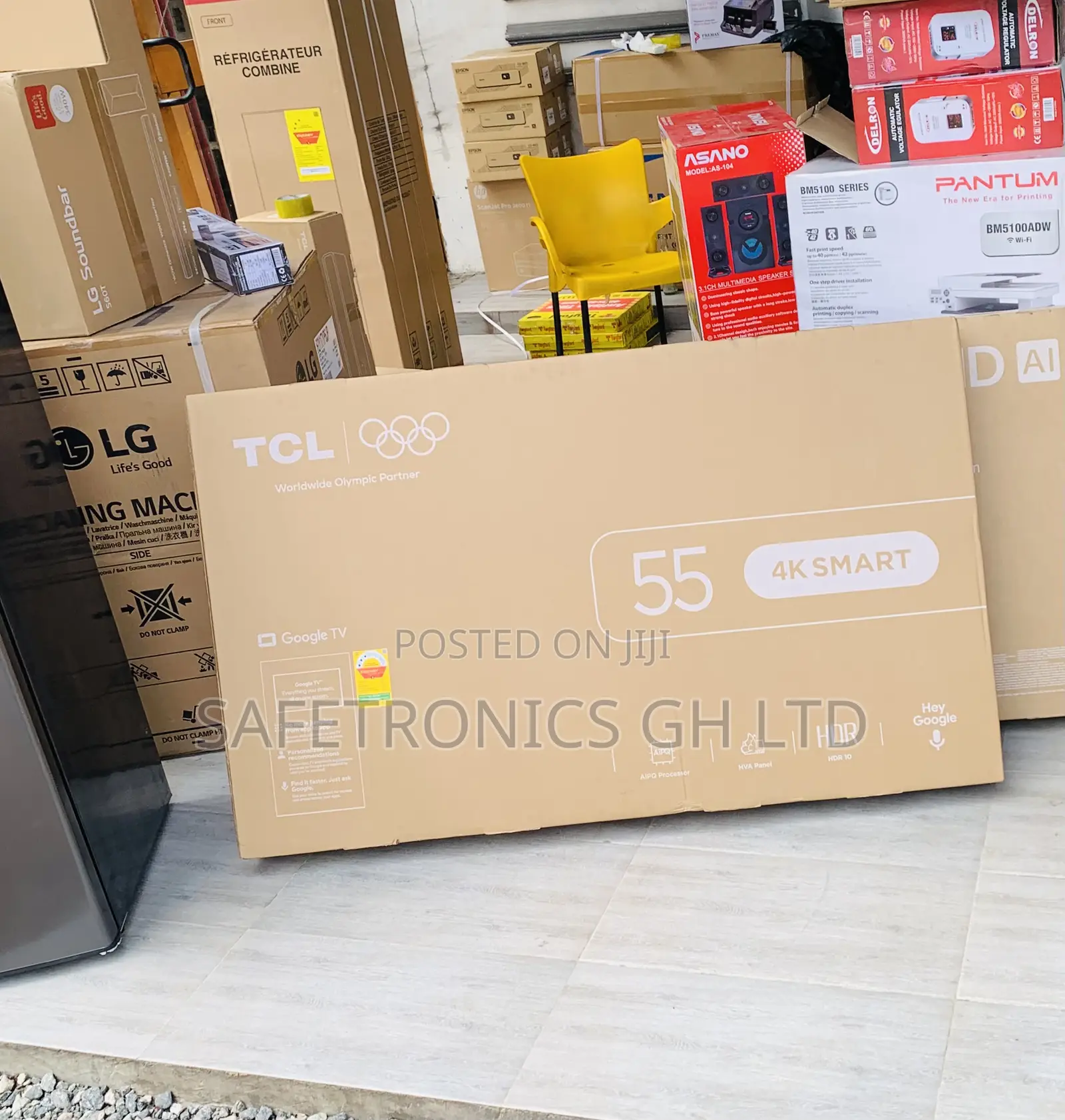 Ultra Sleek TCL 50" Qled 50s5k Smart Android Television
