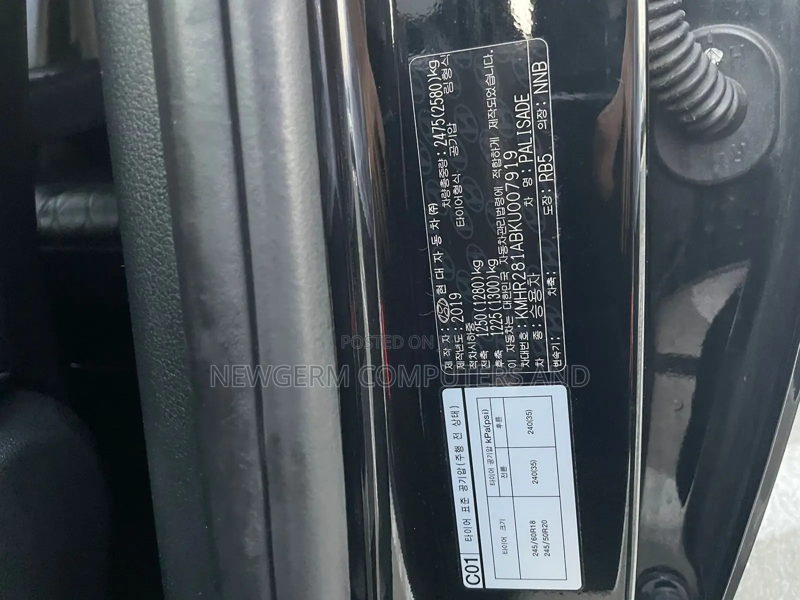 Hyundai Palisade 2019 Black