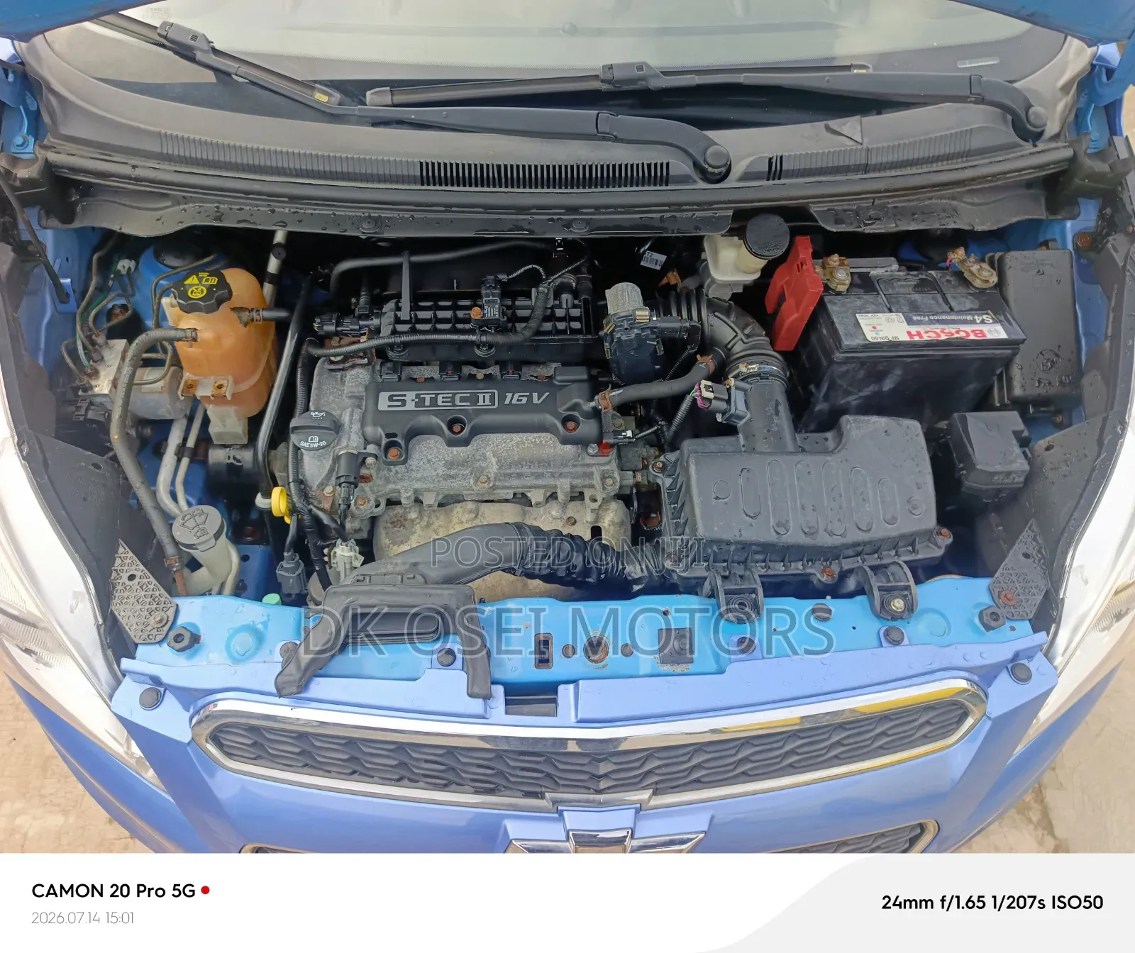 Chevrolet Spark 2014 Blue