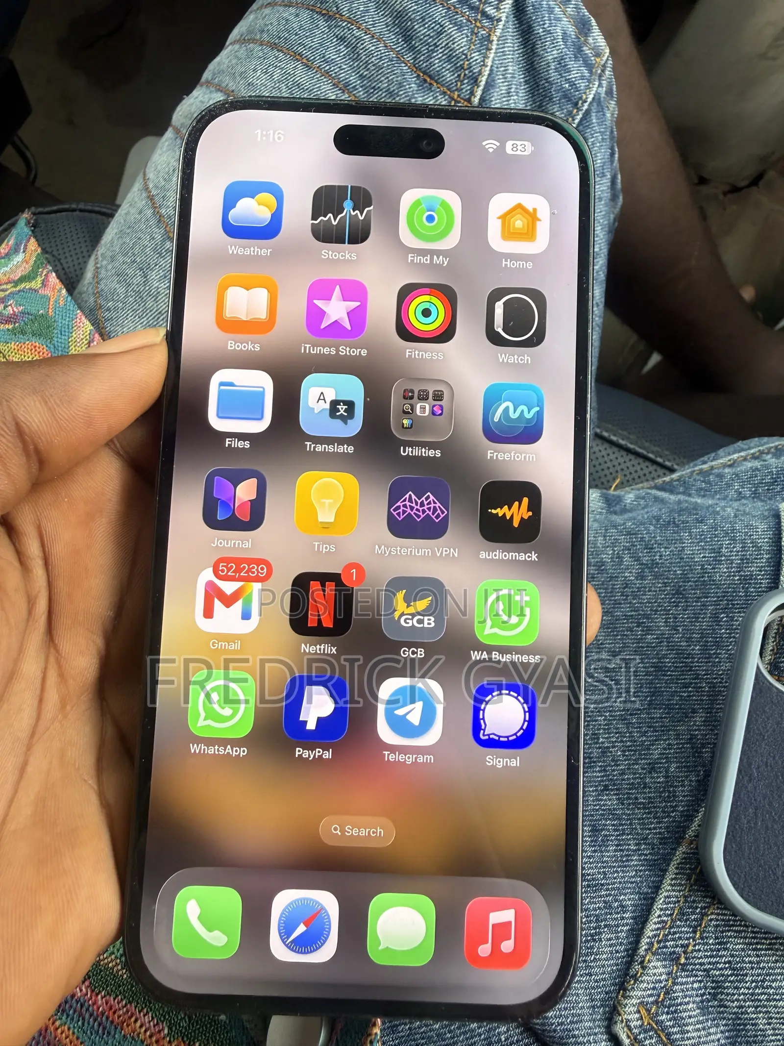 Apple iPhone 16 Plus 128 GB Black
