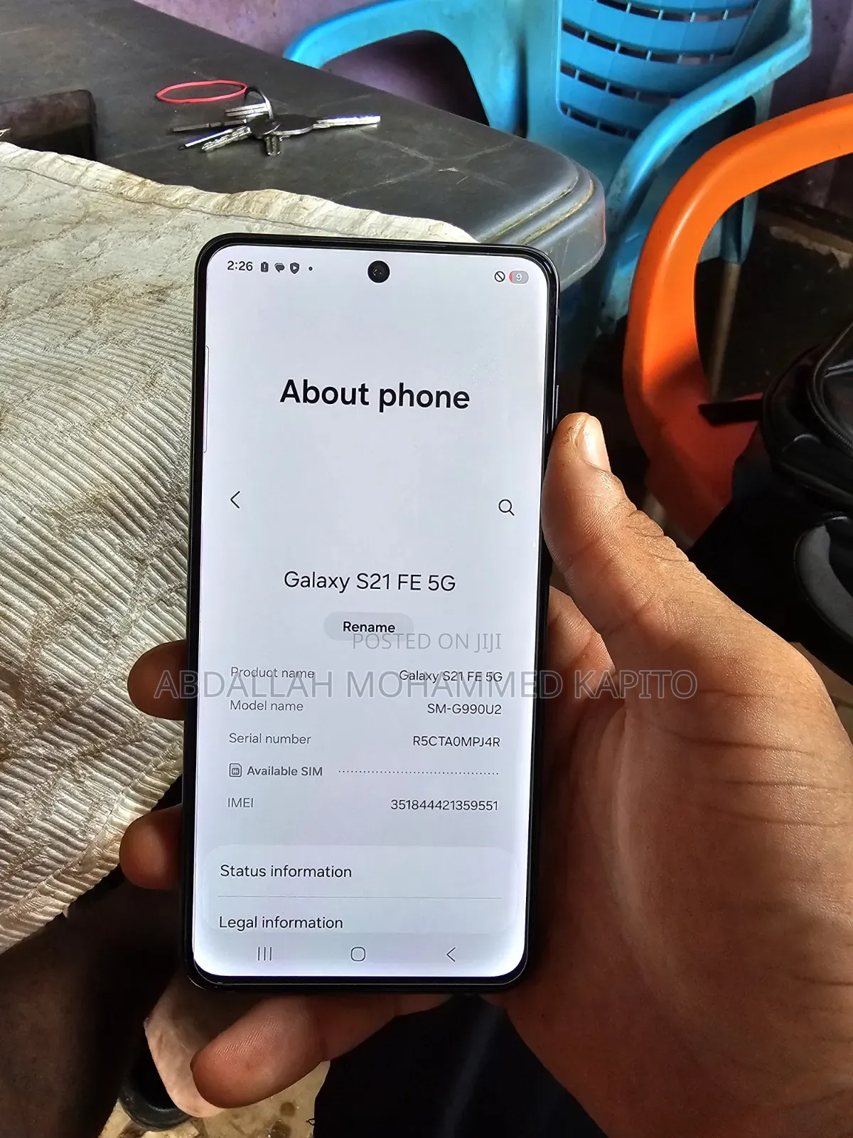 Samsung Galaxy S21 FE 5G 128 GB Black