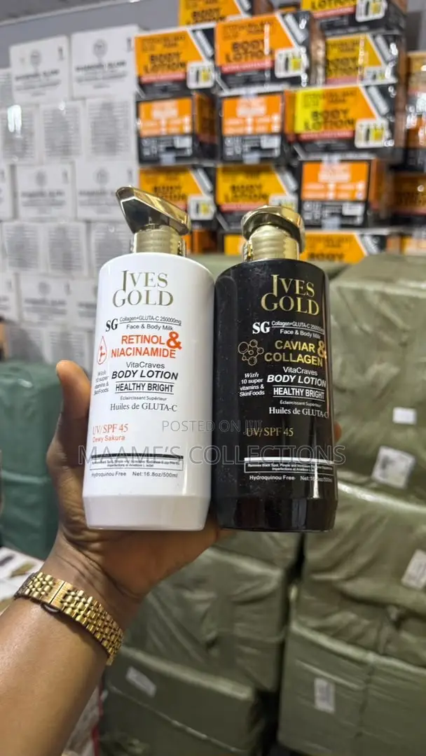Ives Gold Body Lotions ( GH₵ 150 Each )