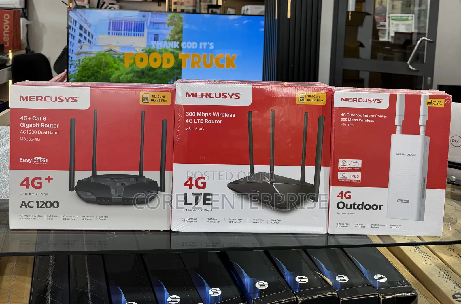 MERCUSYS 4G+ Cat 6 Gigabit Router AC1200 Dual Band | Fast WiFi Router