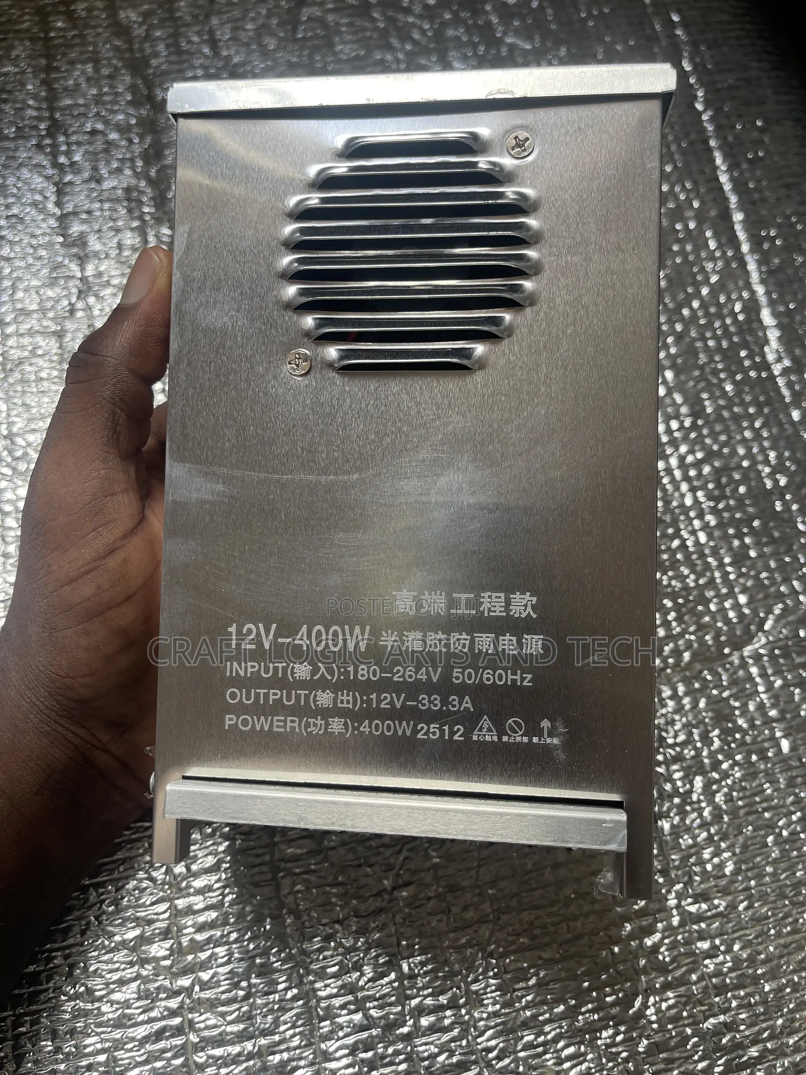 LED Transformer 400W Power Supply Rainproof 12V 3D Acrylic Signage