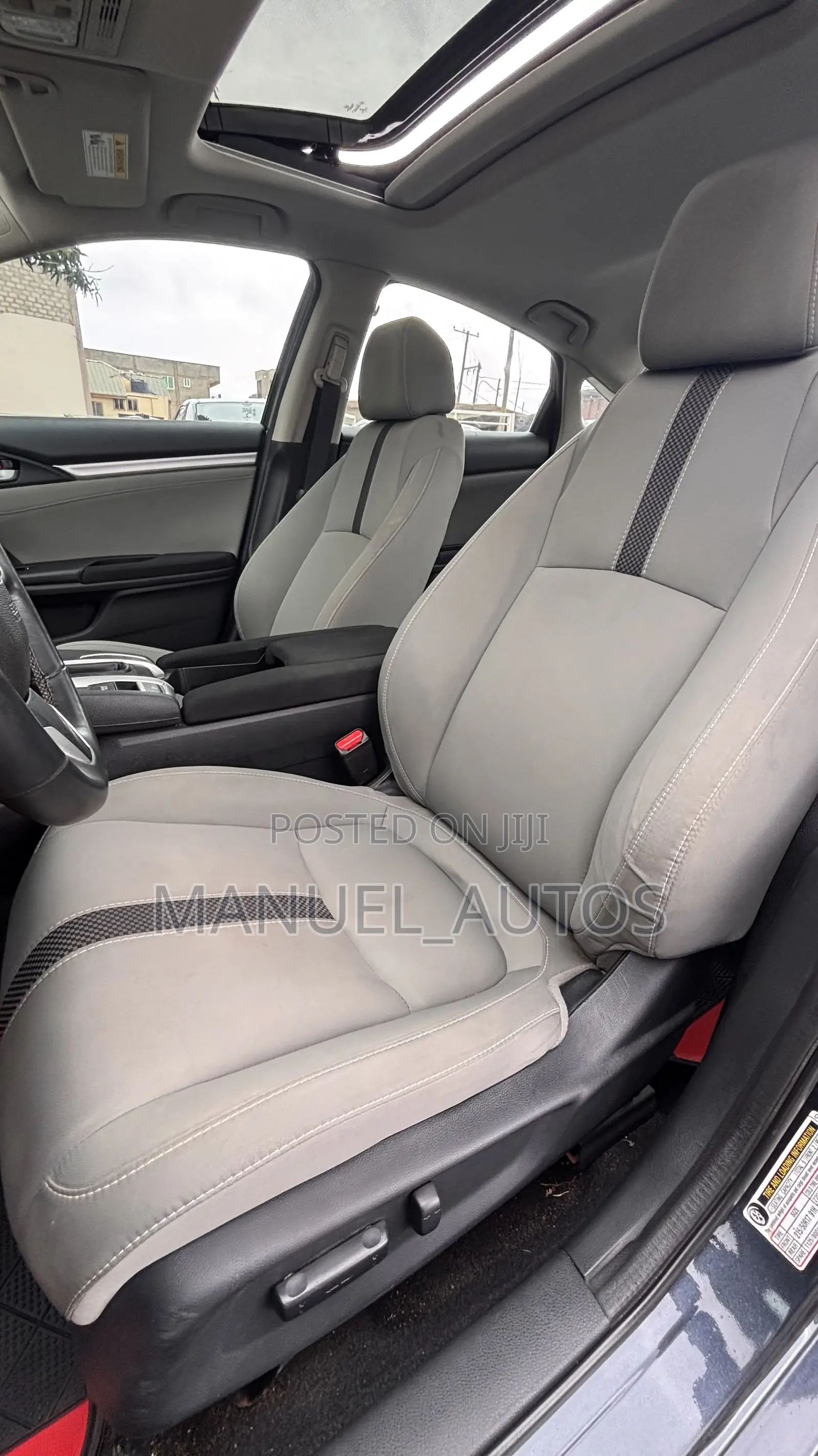 Honda Civic EX Sedan 2020 Gray