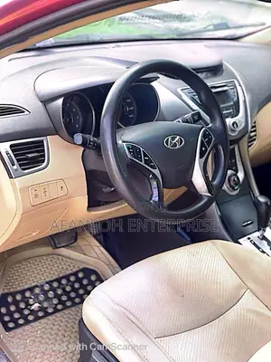 Hyundai Elantra Limited 2012 Red