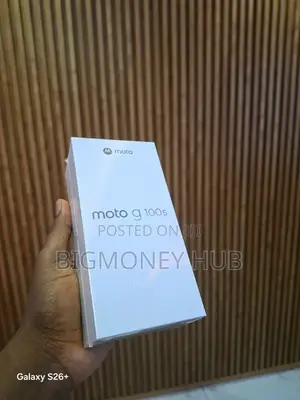 New Motorola Moto G100 256 GB Black