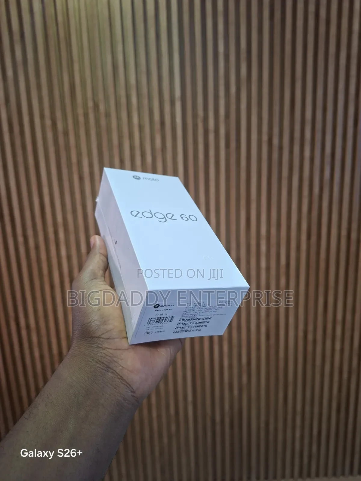 New Motorola Edge 60 Fusion 256 GB Black