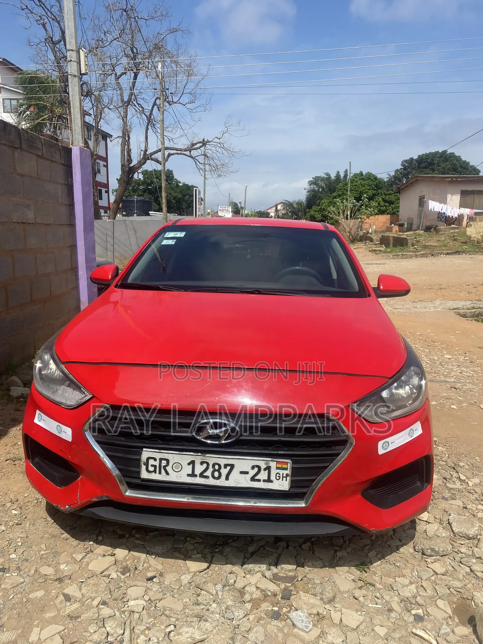 Hyundai Accent 2018 Red