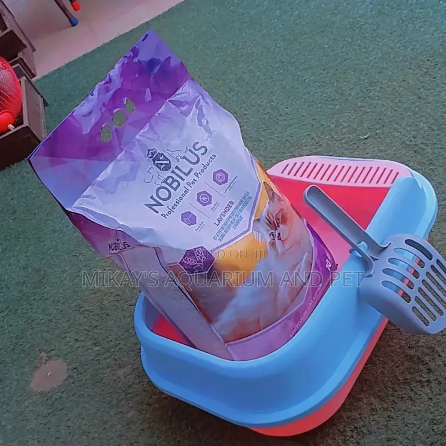 Litter Box and Lavender Scented Sand