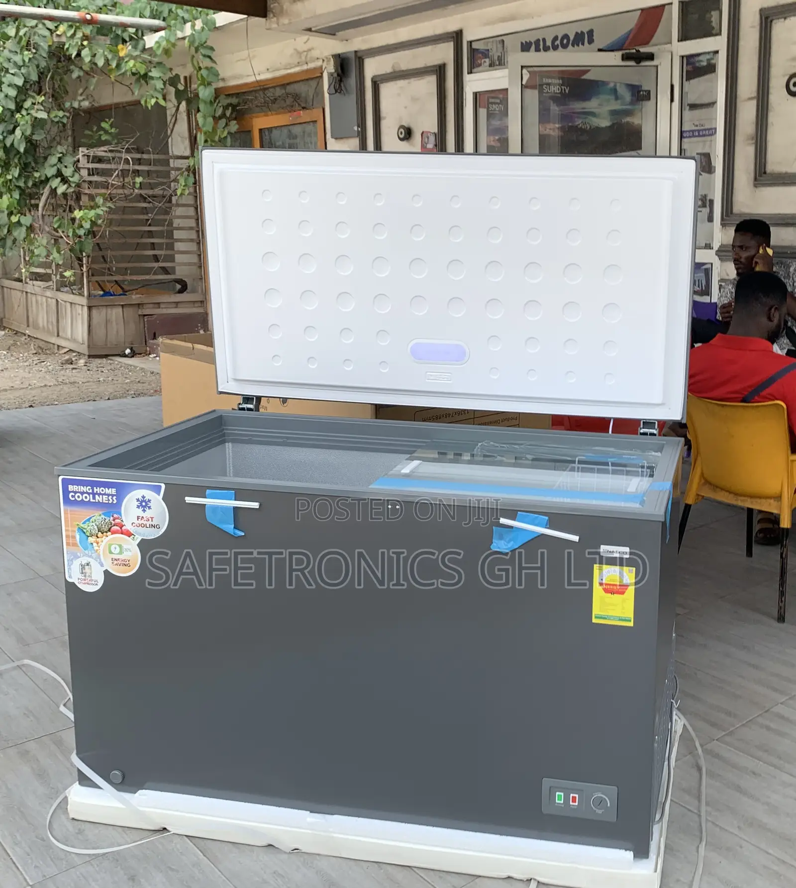 Effective Grey Nasco 380 LTRS Chest Freezer (NAS-420)