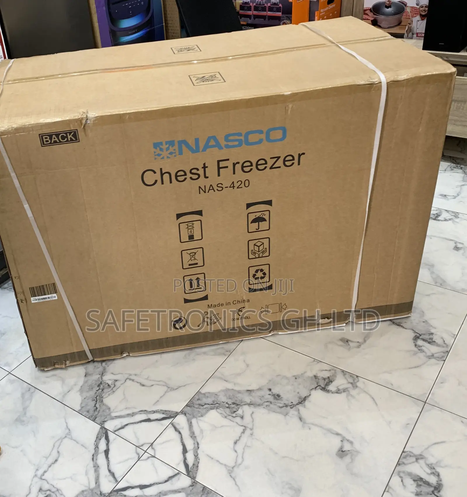Trust Quality Grey Nasco 380 LTRS Chest Freezer (NAS-420)