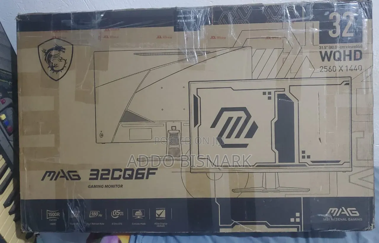 MSI 32" 180hz,0.5ms, Curve Screen