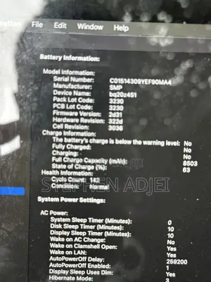 Laptop Apple MacBook Pro 2015 16GB Intel Core i7 HDD 256GB