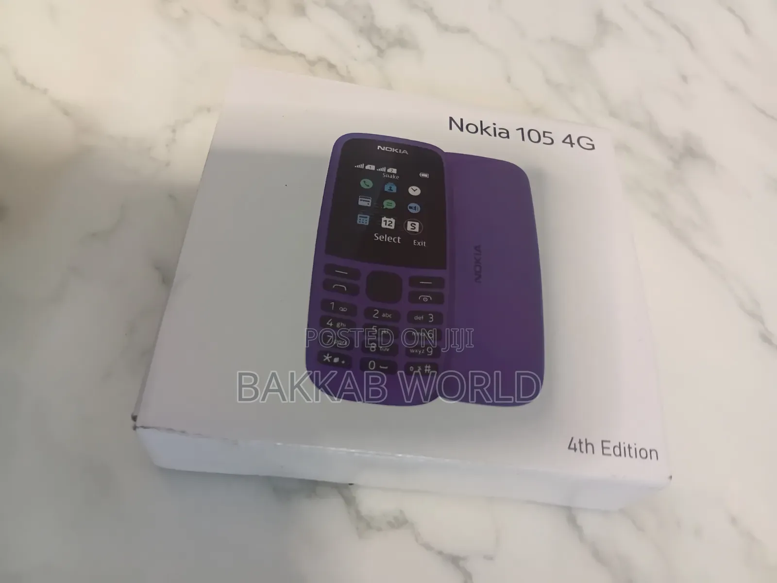 New Nokia 105 4G Black