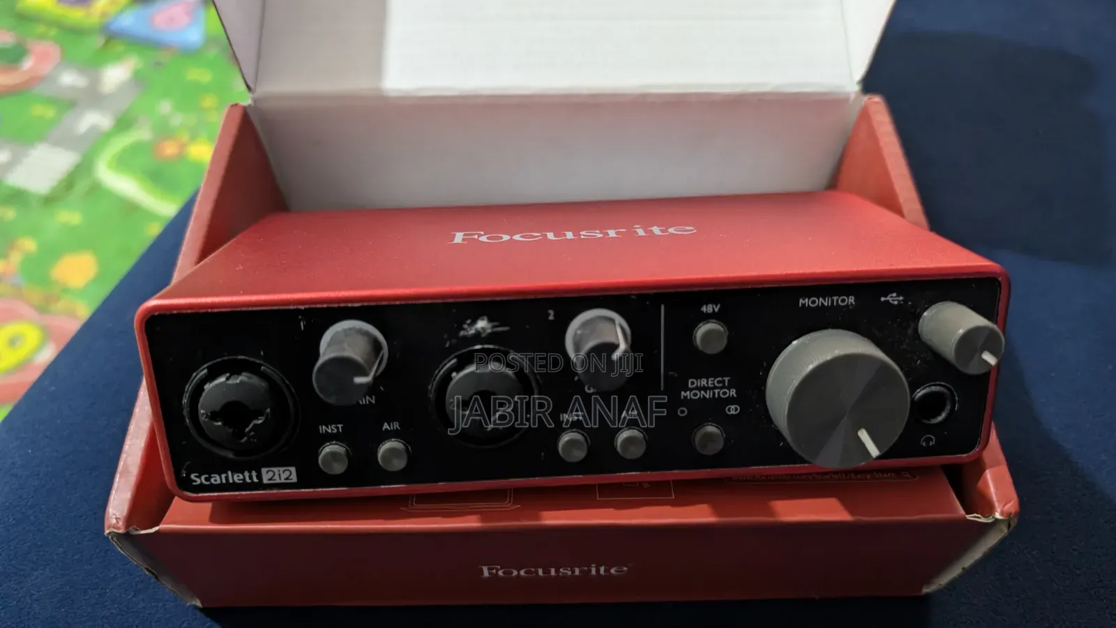 Focusrite Scarlett Audio Interface.