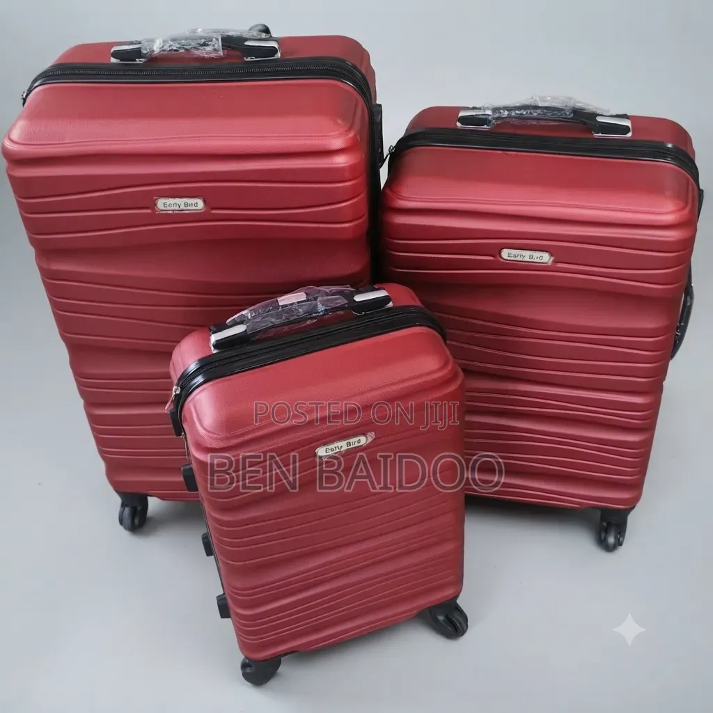 Plastic Travelling Bags 3in1 (With System Locks)