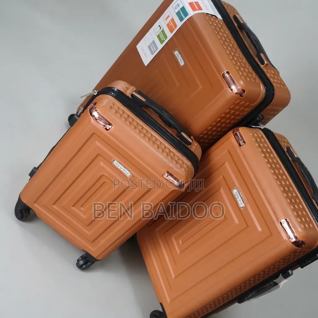 Plastic Travelling Bags 3in1 (With System Locks)