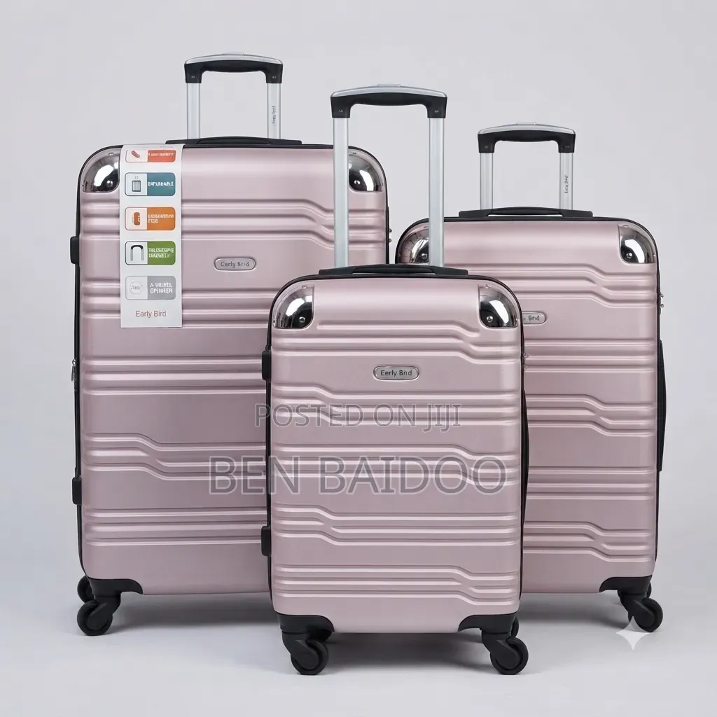 Plastic Travelling Bags 3in1 (With System Locks)