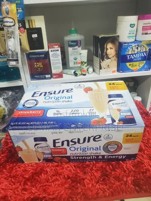 Ensure Original Nutrition Protein Shake Strawberry Flavor 24 Packs
