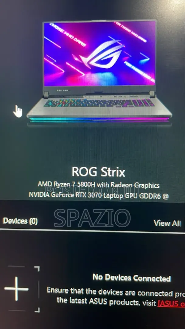 Laptop Asus ROG Strix G731G 16GB AMD Ryzen 7 SSD 512GB