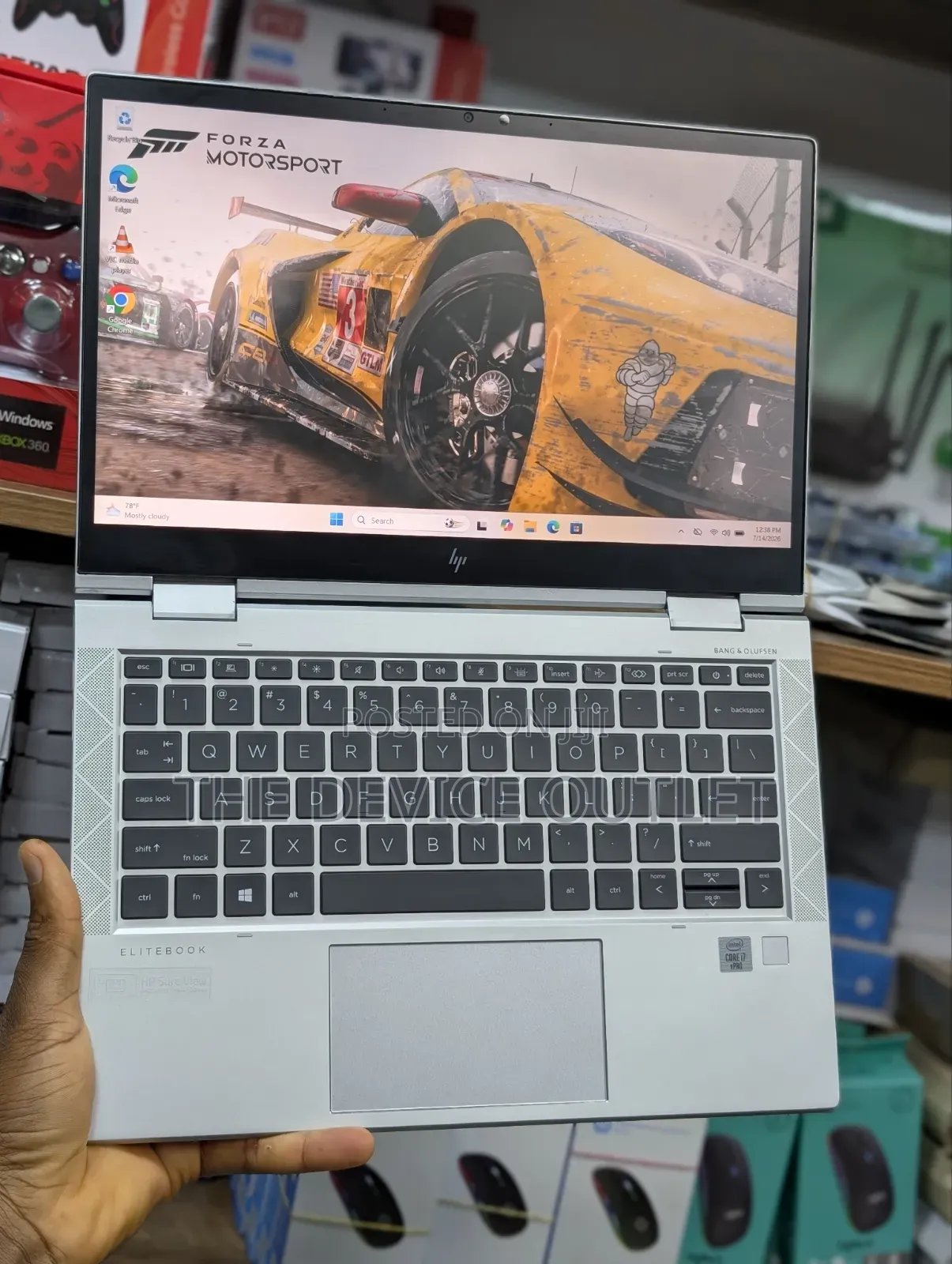 Laptop HP EliteBook 830 G7 16GB Intel Core 7 SSD 256GB