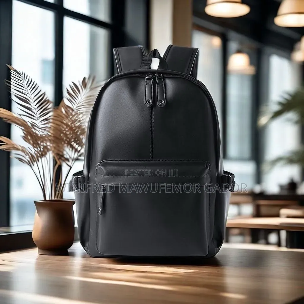Premium Leather Laptop Backpack for Men | Executive Travel Bag