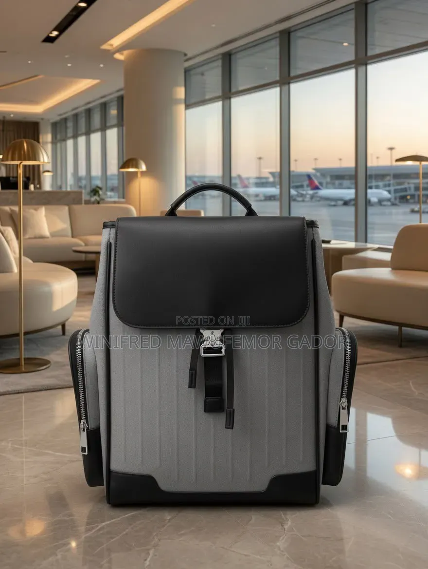 Premium Leather Laptop Backpack for Men | Executive Travel Bag