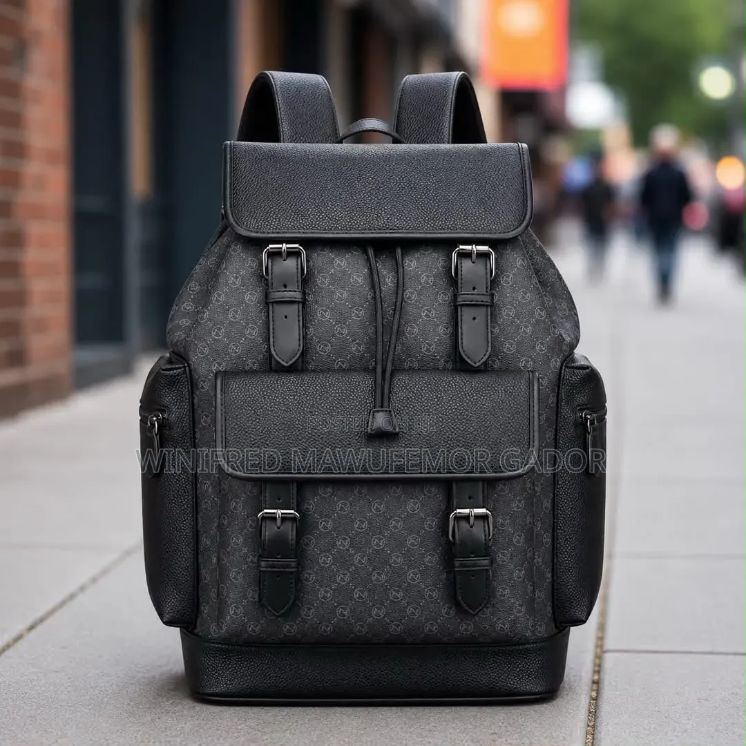 Premium Leather Laptop Backpack for Men | Executive Travel Bag