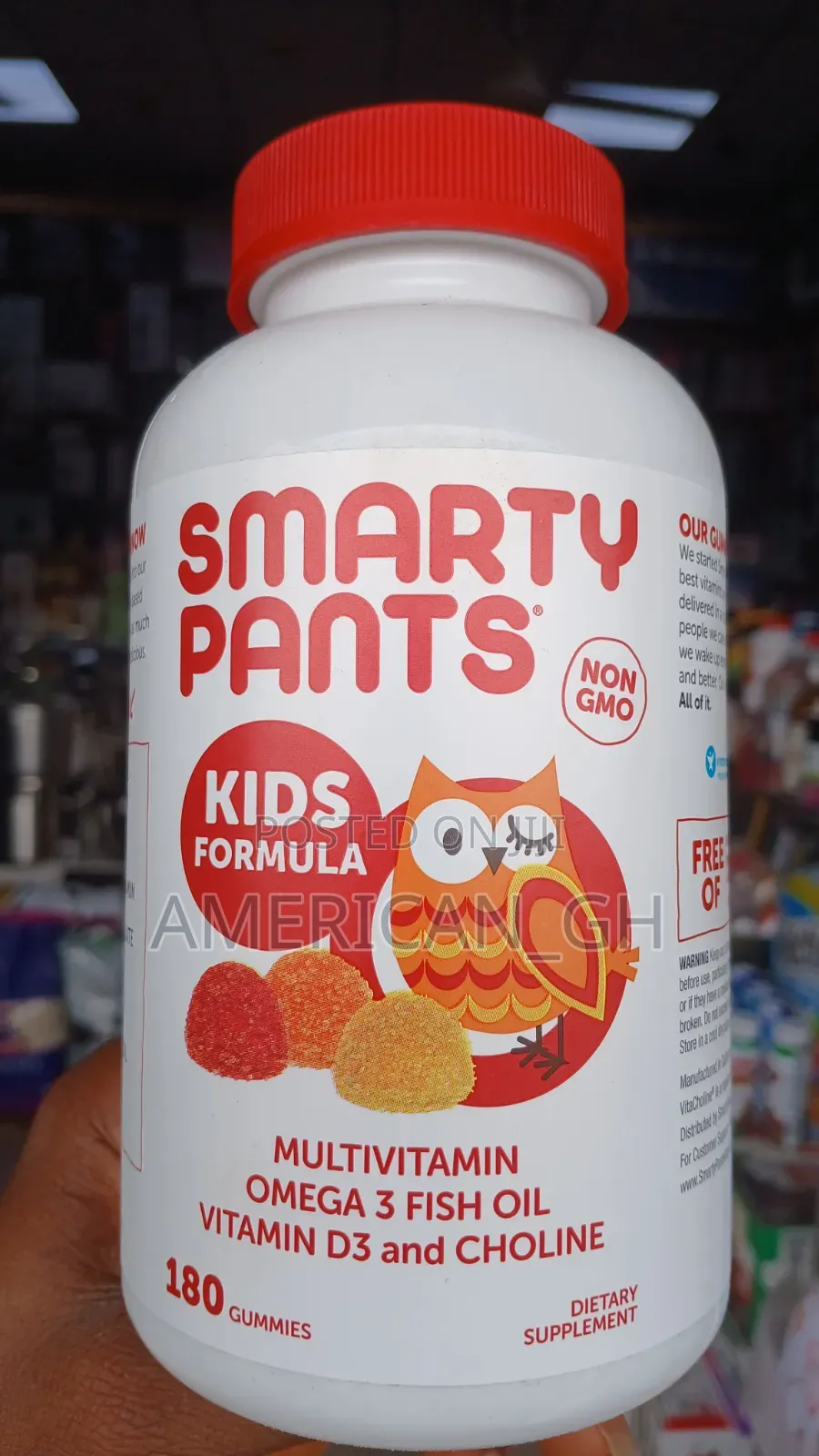 Smarty Pants Kids Formula Gummies, (180 Gummies)