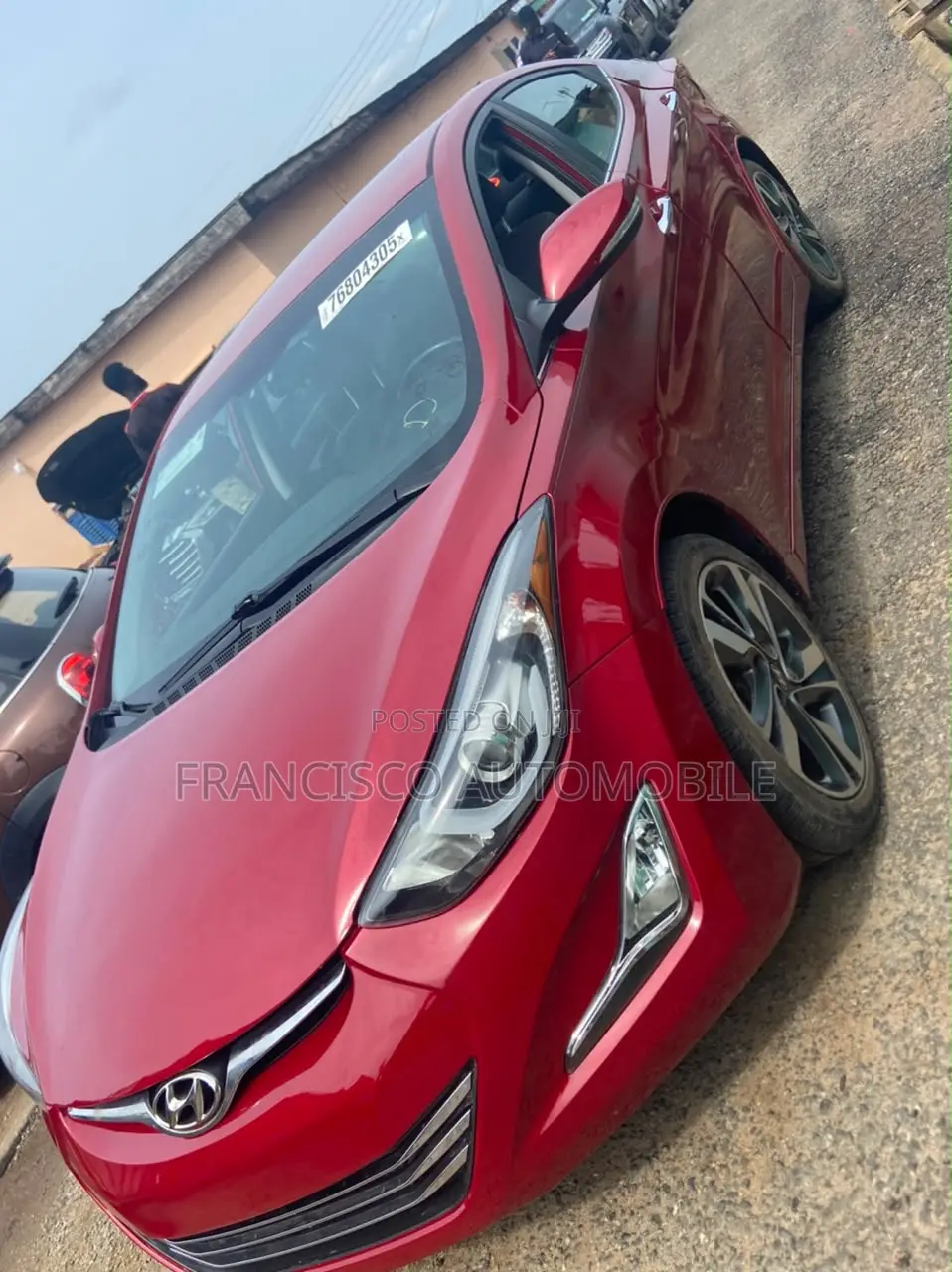 Hyundai Elantra Limited 4dr Sedan (1.8L 4cyl 6A) 2015 Red