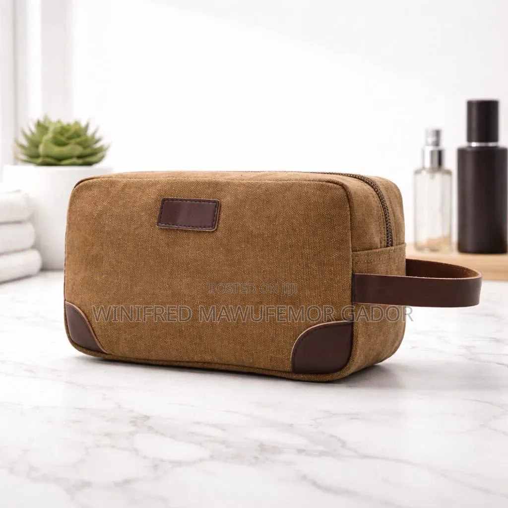 Premium Canvas Executive Clutch Bag | Men's Hand Purse