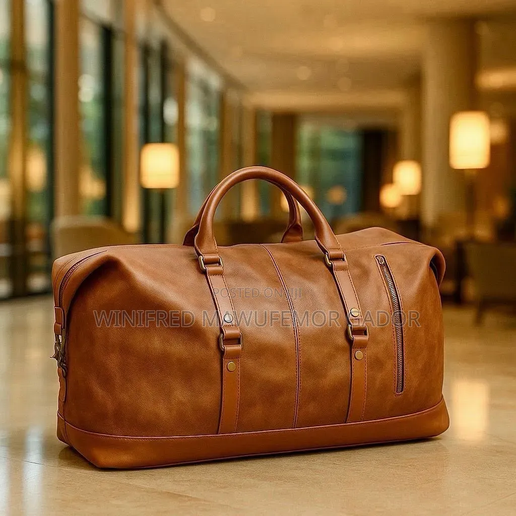 Premium Leather Canvas Travel Duffle Bags |Gym Weekend Travel Bags