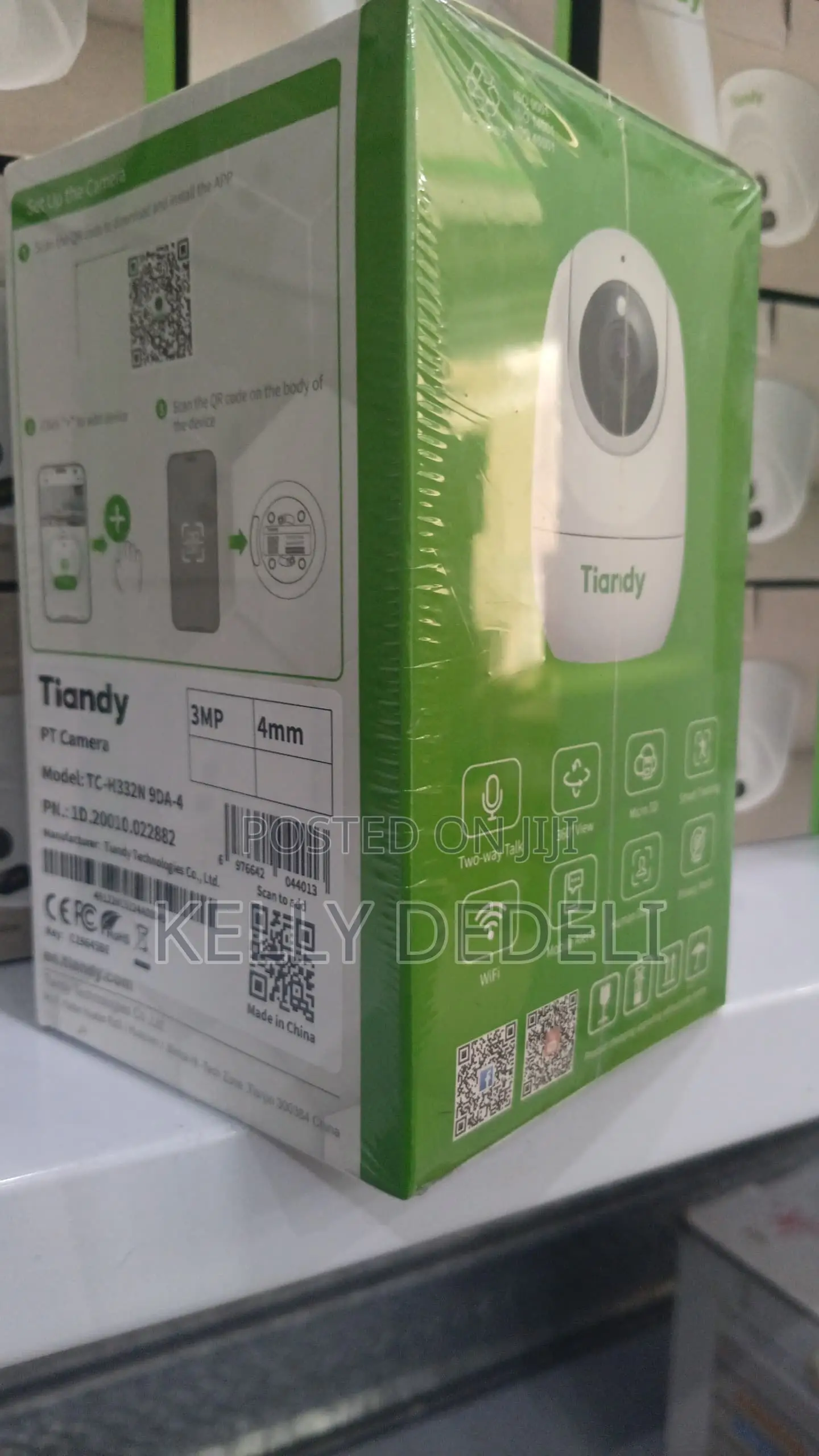 Tiandy Indoor CCTV Footage Vid Rec Camera