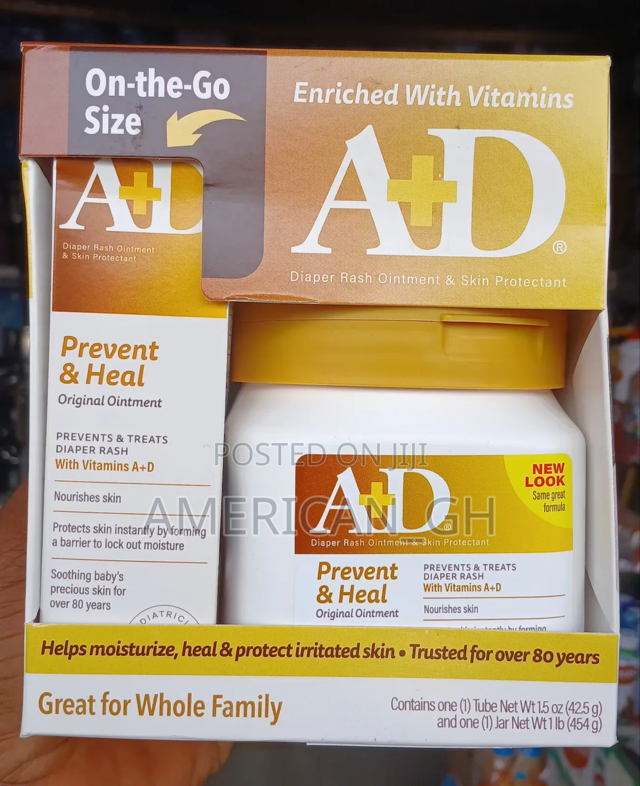 A+D Diaper Rash Ointment and Skin Protection