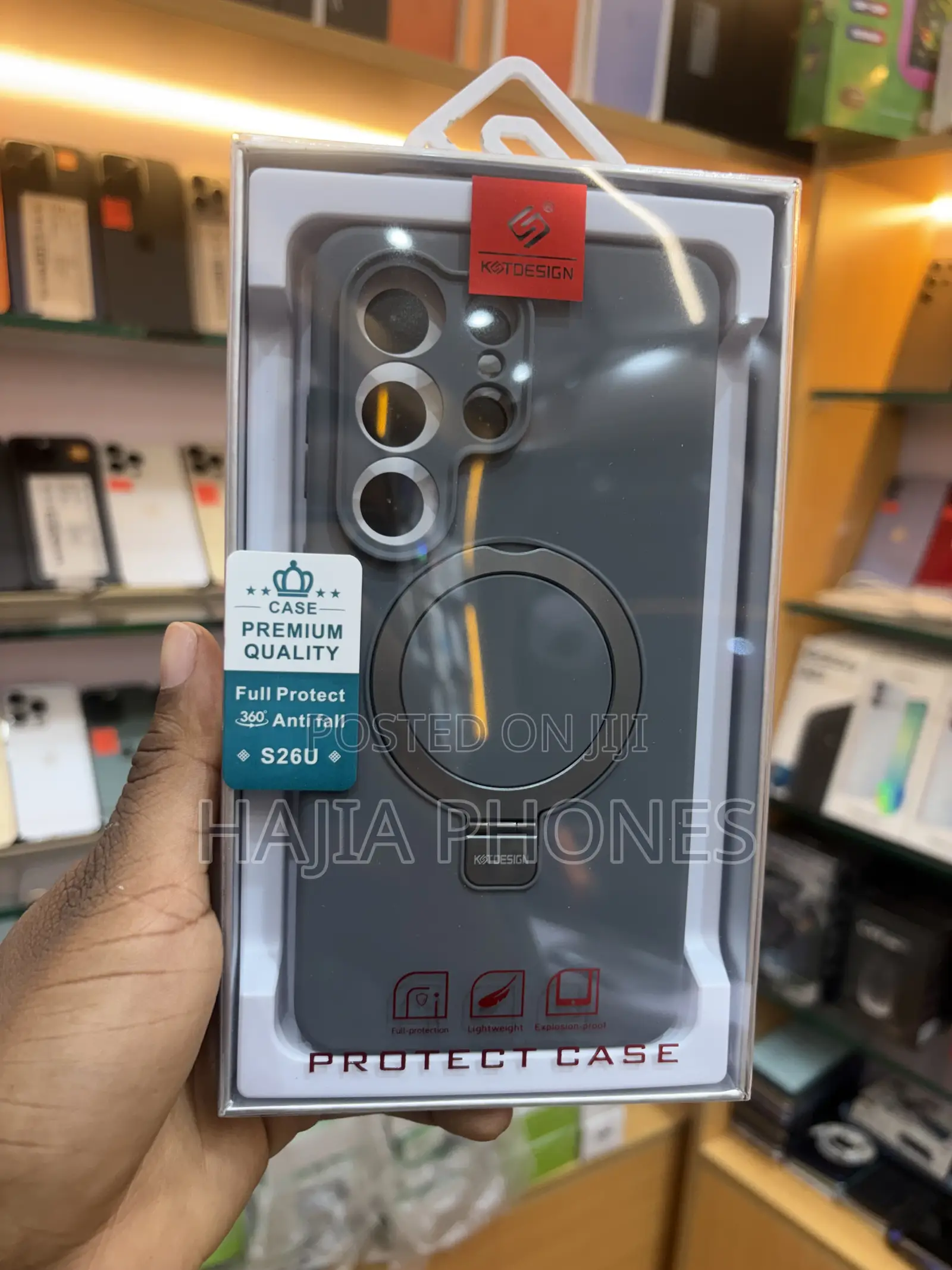 Samsung S26Ultra in Gray With Kickstand