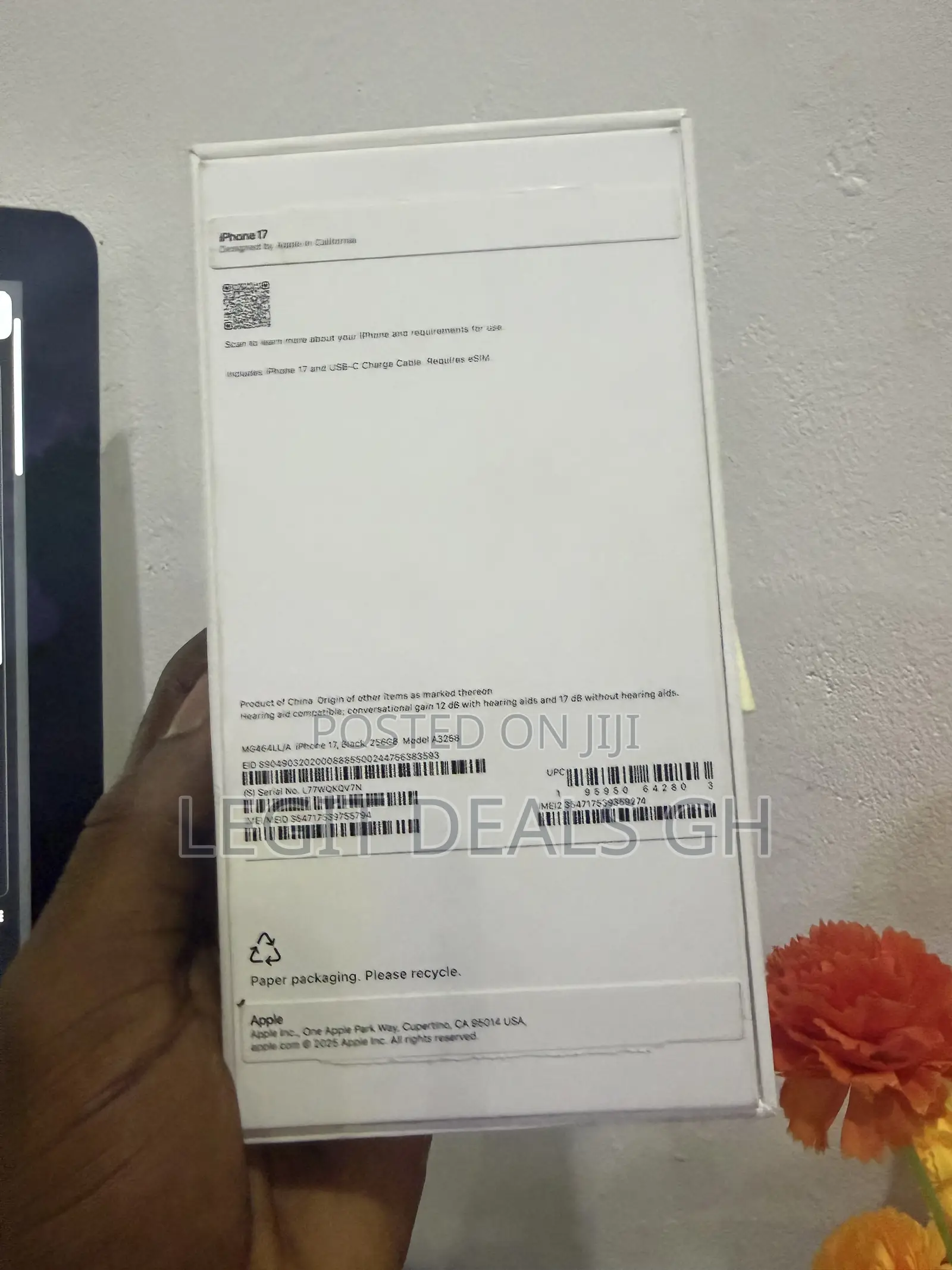 New Apple iPhone 17 256 GB