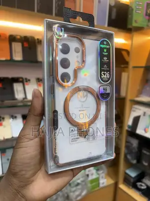 Transparent S26Ultra Case With Stand