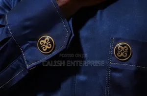 Premium Ghana-Inspired Cufflink Lapel Pin Set