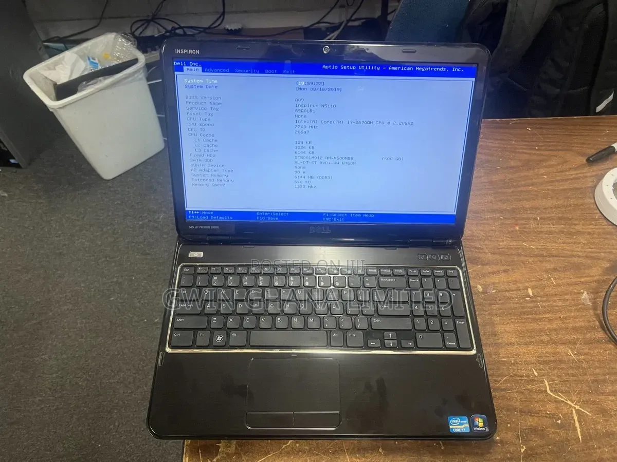 Laptop Dell Inspiron 15R N5110 6GB Intel Core i3 HDD 320GB