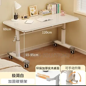 Height Adjustable Study Computer Desk - Mobile Workstation
